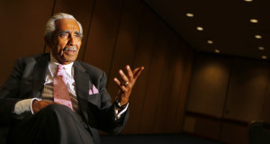 Rep. Charles Rangel (D-N.Y.) speaks at the AAJA national convention Thursday.